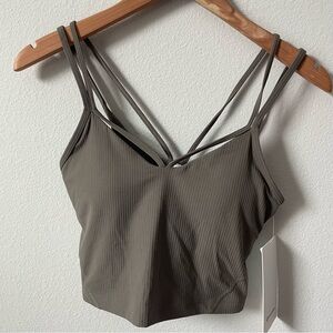 NWT Lululemon Align Strappy Ribbed Tank Nomad Size 2